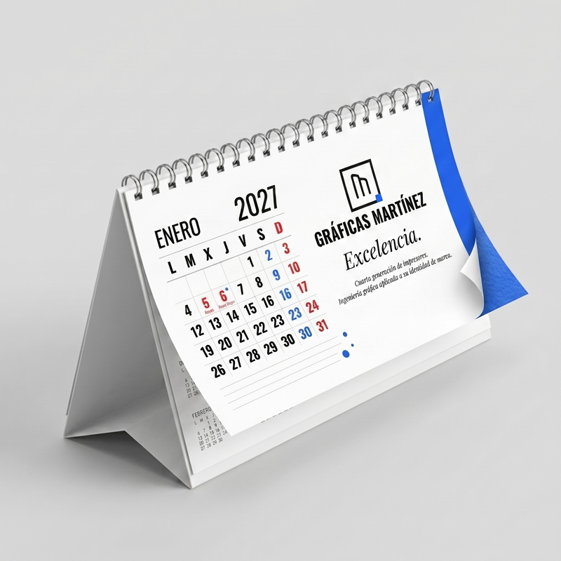 Calendario Mesa Confort 2027